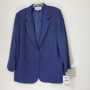 NWT Fundamental Things Navy Jacket, Size 14